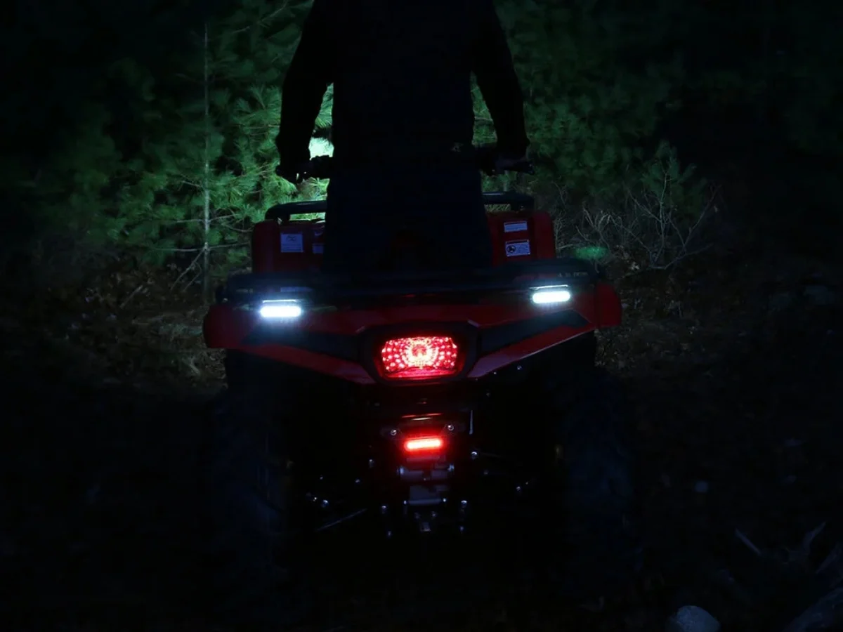 Achterlicht voor een ATV of quad